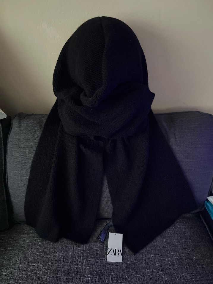 Zara Siyah Atkı&Bere - Görsel 5