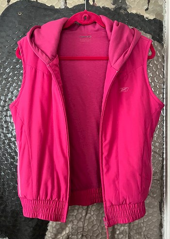 Reebok Pembe Kapüşonlu Kolsuz Kadın Yelek - Görsel 2