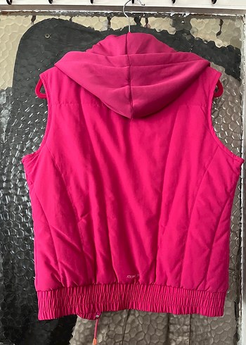 Reebok Pembe Kapüşonlu Kolsuz Kadın Yelek - Görsel 4