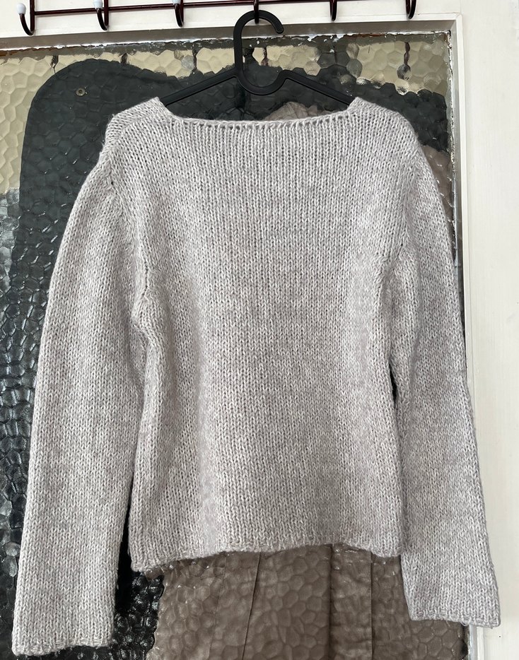 Vakko Gri Örgü Kadın Kazak - Görsel 3