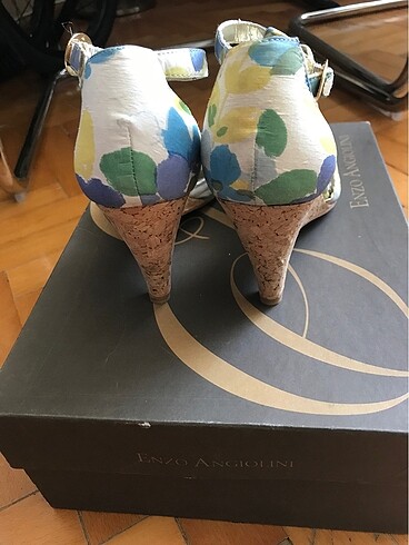 36 Beden çeşitli Renk Enzo Angiolini Dolgu Topuk Ayakkabı