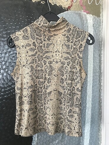 Zara Leopar Desenli Bluz