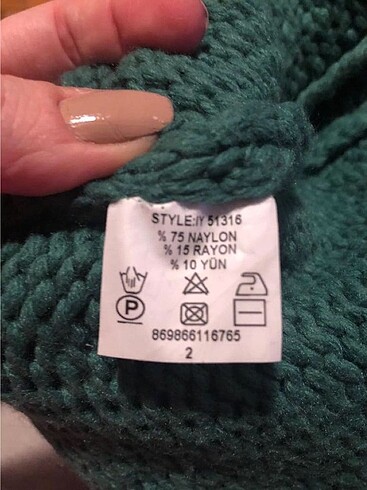 s Beden V2K Yeşil Bolero Hırka