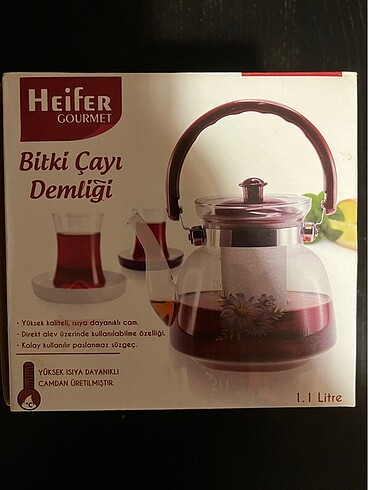 HeifER GOURMET Bitki Çayı Demliği