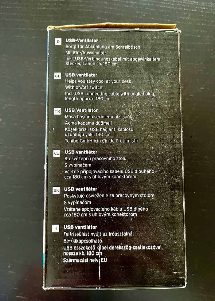 Tchibo Masaüstü Usbli Vantilatör - Görsel 5