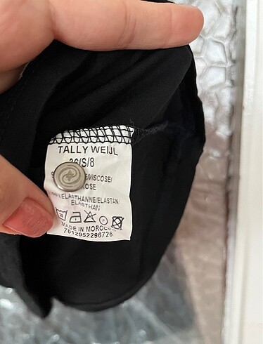 s Beden siyah Renk Tally Weijl Askılı Bluz