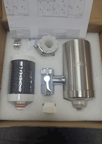 Gri ve Beyaz Su Arıtma Filtresi Seti - Görsel 2