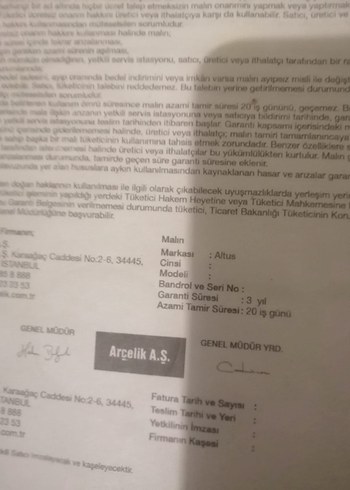 altus mini buzdolabı 3aylık - Görsel 4
