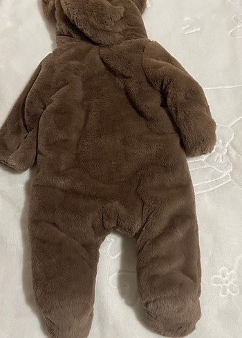 Kahverengi Kürklü Bebek Tulumu - Görsel 3