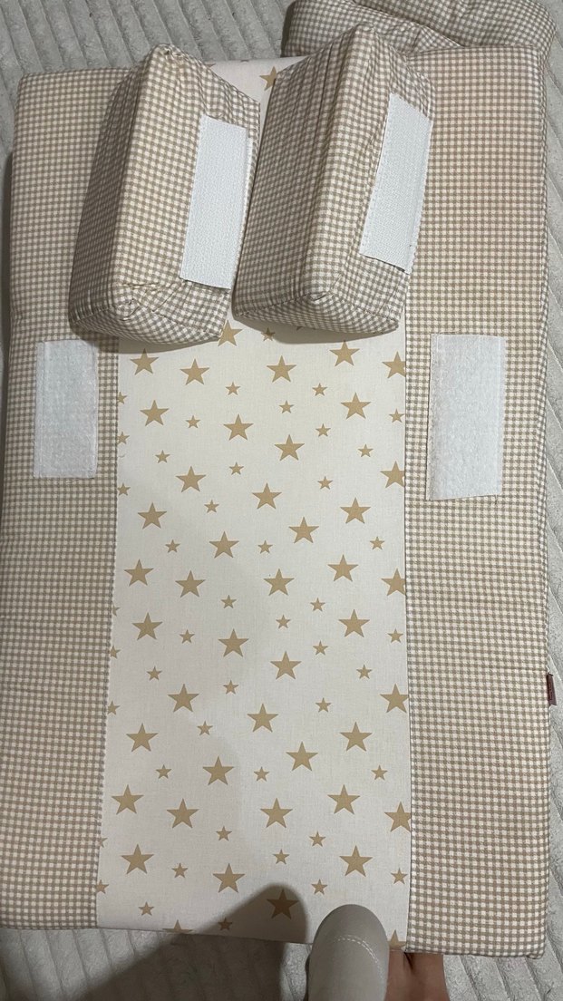 Desenli Bebek reflü yatagı - Görsel 4