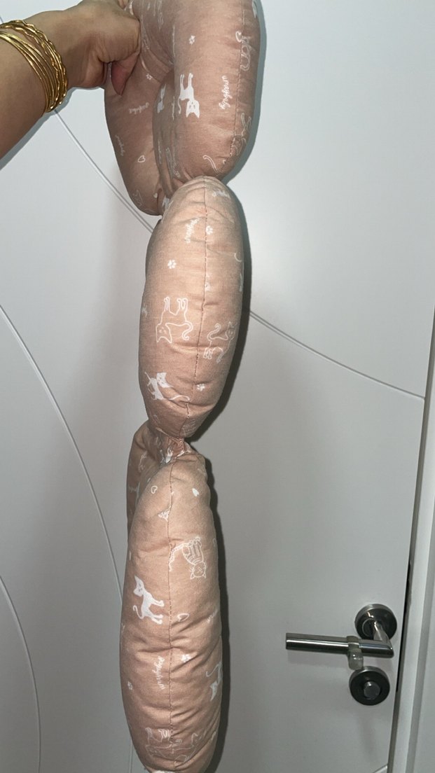 Puset için Kahverengi Desenli Minder - Görsel 3