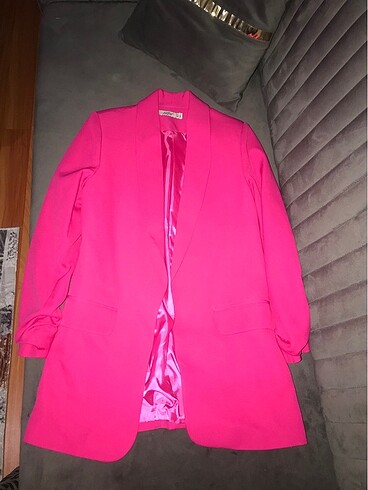m Beden Pembe blazer ceket