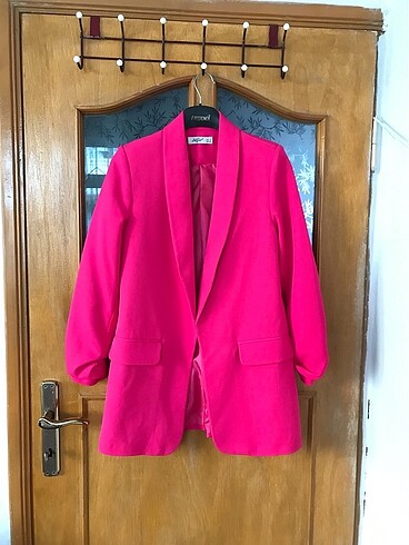 m Beden Pembe blazer ceket