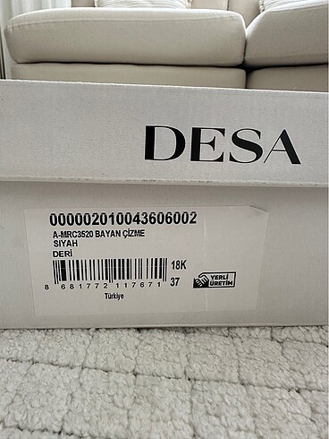 Desa Desa Gerçek Deri Çizme
