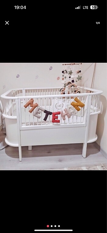 Büyüyebilir bebek beşiği