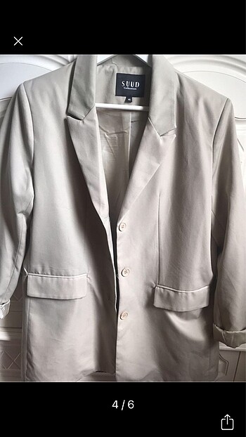 Suud bej blazer ceket