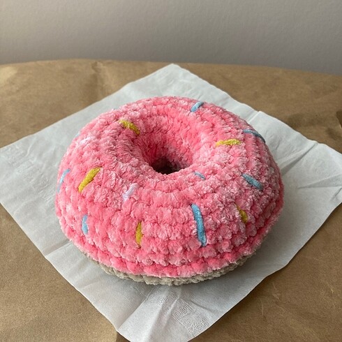 Crochet Çilekli Donat