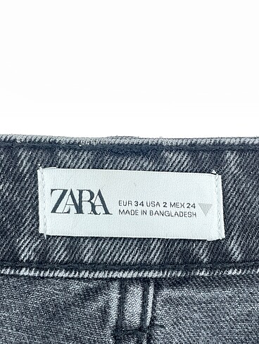34 Beden siyah Renk Zara Jean / Kot %70 İndirimli.