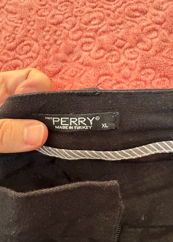 Fred Perry İki adet Keten Midi Pantolon