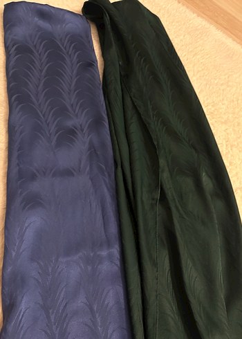 Kadın mavi Şal - Koyu Haki - Görsel 2