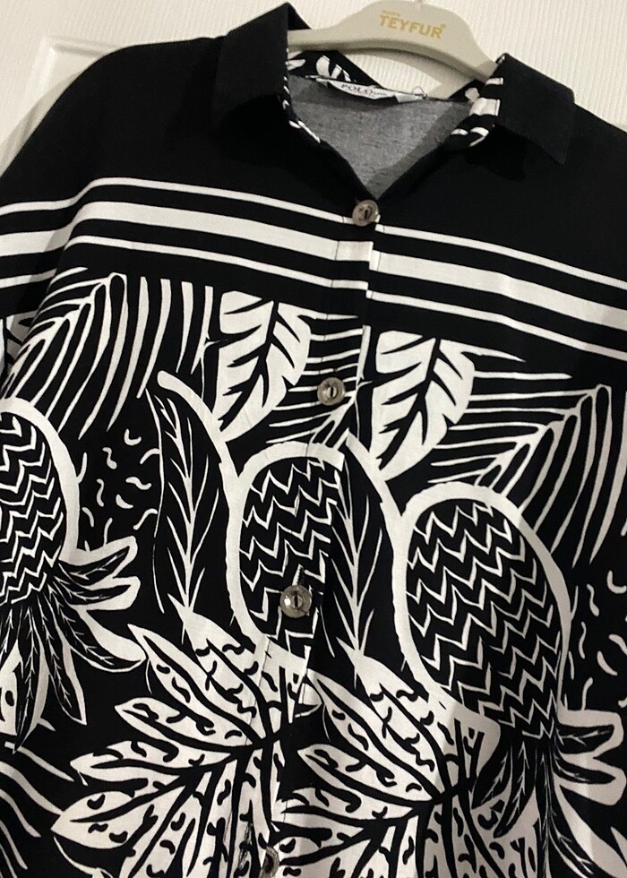 Tesettür gömlek tunik - Görsel 2