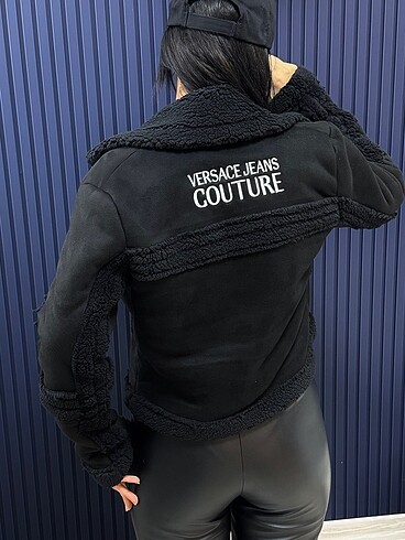 Versace İTHAL SÜET KUZU MONT