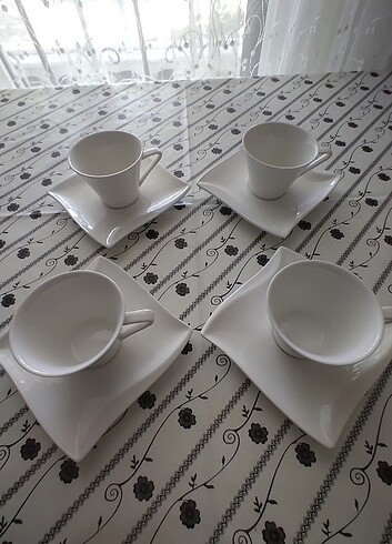 4lu karaca fincan takımı  - Görsel 5