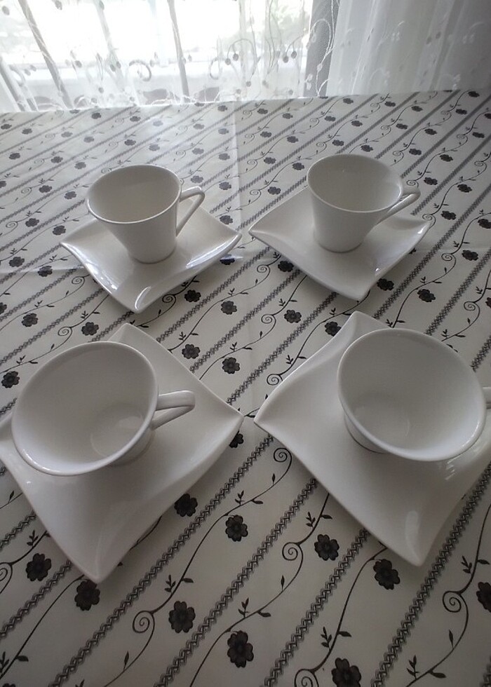 4lu karaca fincan takımı  - Görsel 5