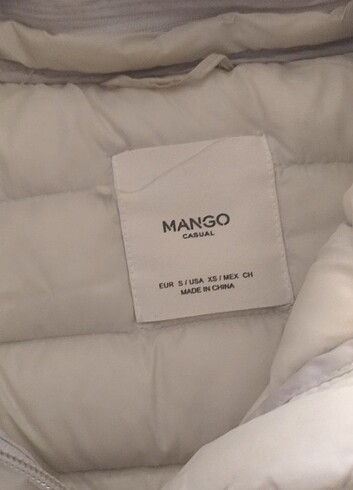 Mango Kaz tüyü Mont