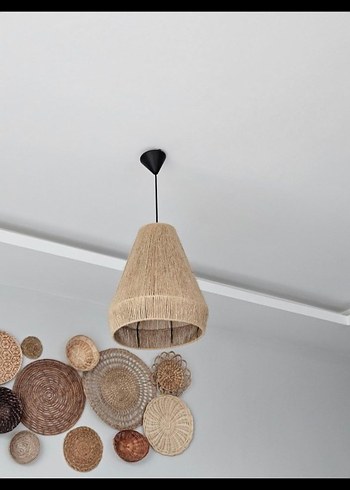 Ikea Bej İpli Sarkıt Lamba
