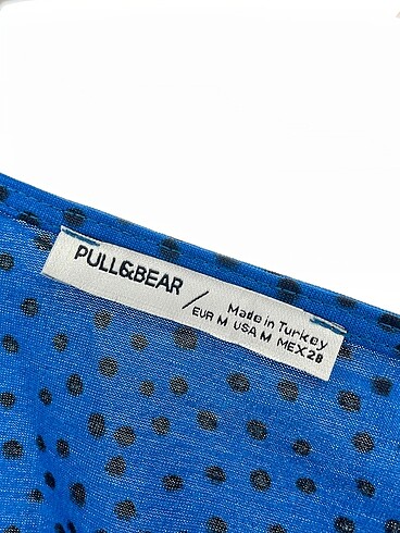 m Beden mavi Renk Pull and Bear Günlük Elbise %70 İndirimli.