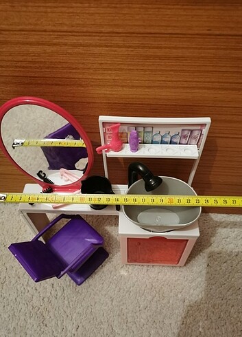 Beden Renk Barbie kuaför seti