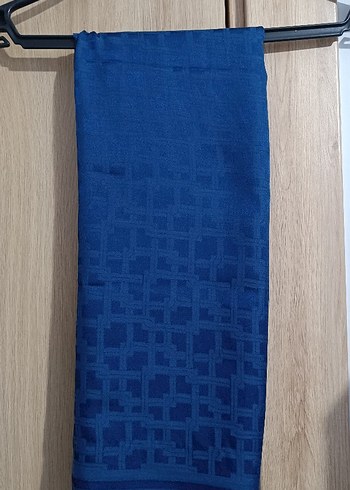 Kadın Lacivert Jakar Şal - Görsel 2