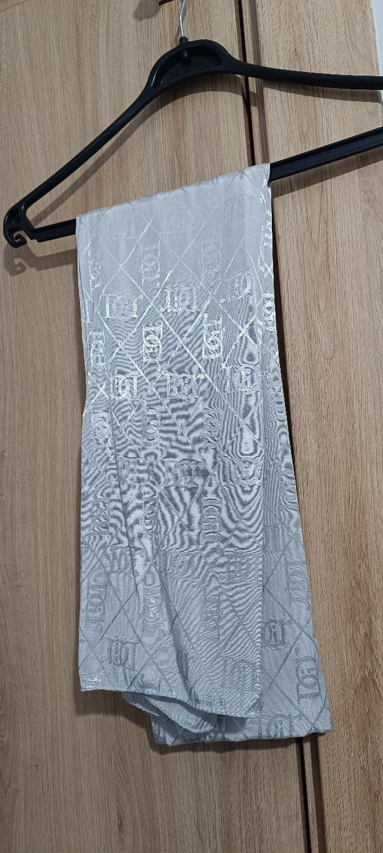 Beyaz Dior Jakar Şal - Görsel 2