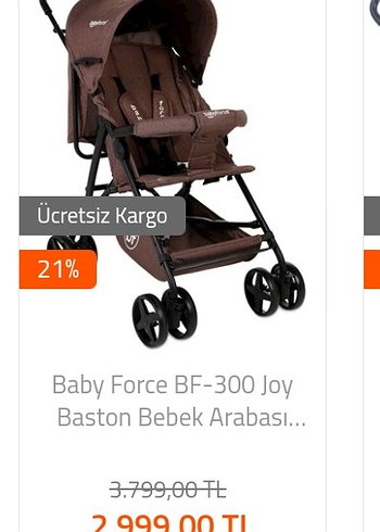 Koyu Kahverengi Babyforce Bebek Arabası - Görsel 7