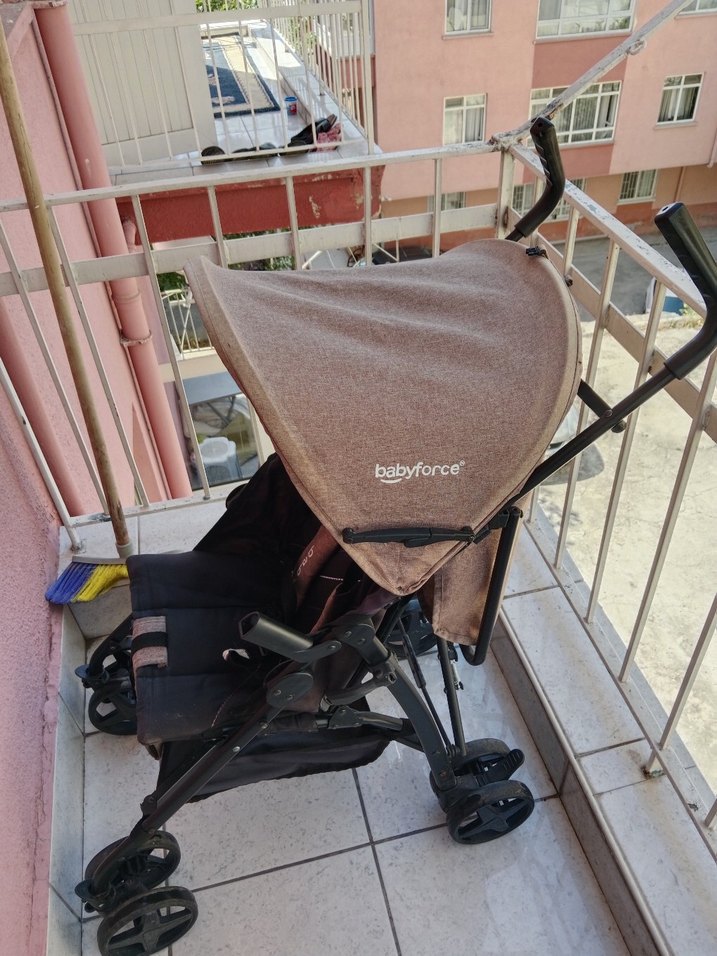 Koyu Kahverengi Babyforce Bebek Arabası - Görsel 2