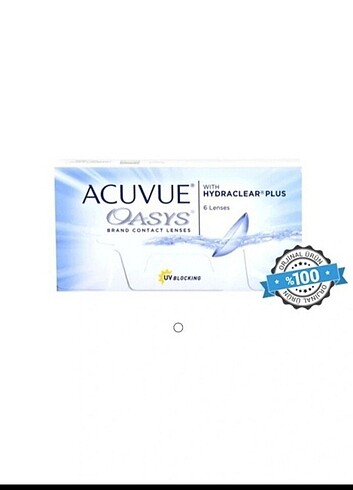 Acuvue 3.75 Kontakt Lens (5 Adet, şeffaf).