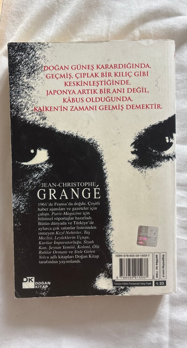 Jean-Christophe Grangé - Kaiken Roman - Görsel 2