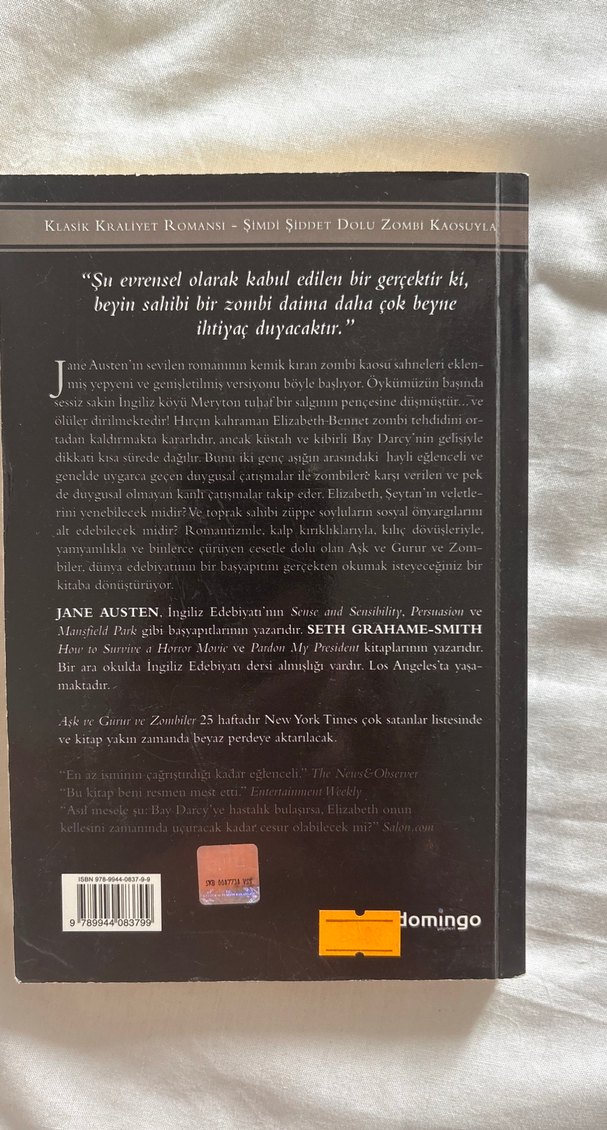 Aşk ve Gurur ve Zombiler - Jane Austen - Görsel 2
