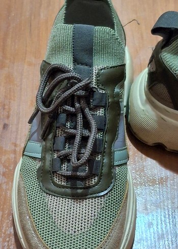 Kamuflaj Desenli Kadın Spor Ayakkabı. - Görsel 4