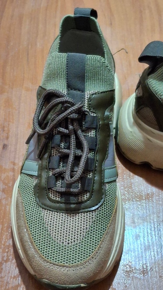 Kamuflaj Desenli Kadın Spor Ayakkabı. - Görsel 4