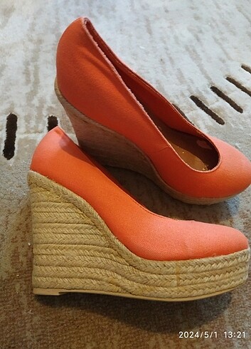38 Beden turuncu Renk Kadın ayakkabı 