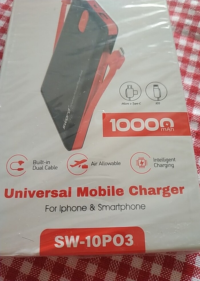 Powerbank.li-polymer battery.Universal mobile charger. - Görsel 2