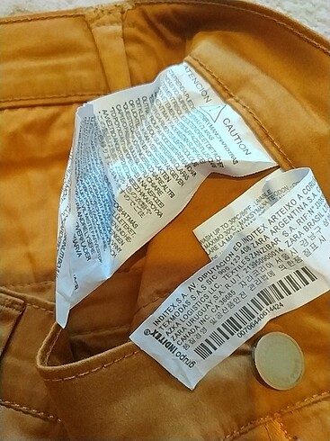 42 Beden turuncu Renk Zara Man kumaş pantolon.