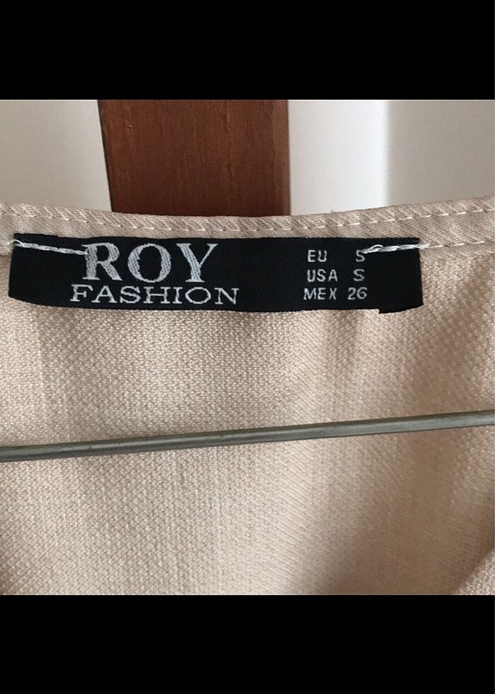 Krem keten elbise - Görsel 5