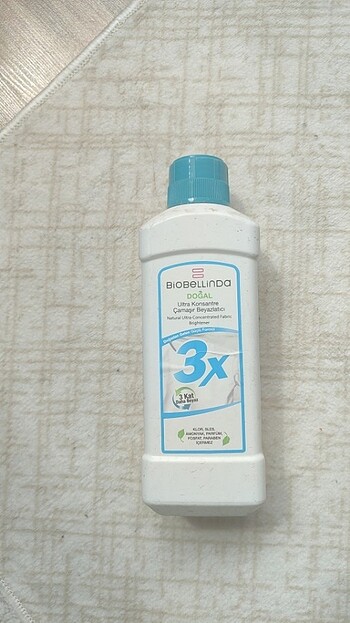 BioBellinda 3x çamaşır beyazlatıcısı bitkisel