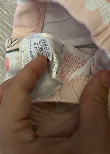 LC Waikiki Pembe Çiçek Desenli Uzun Kollu Bebek Takımı