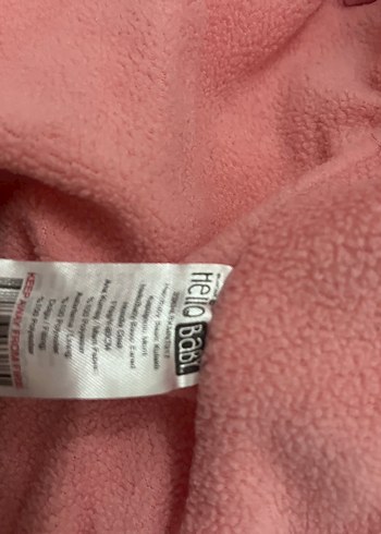 Kız Bebek Fermuarlı Koyu Pembe Tulumu - Görsel 4