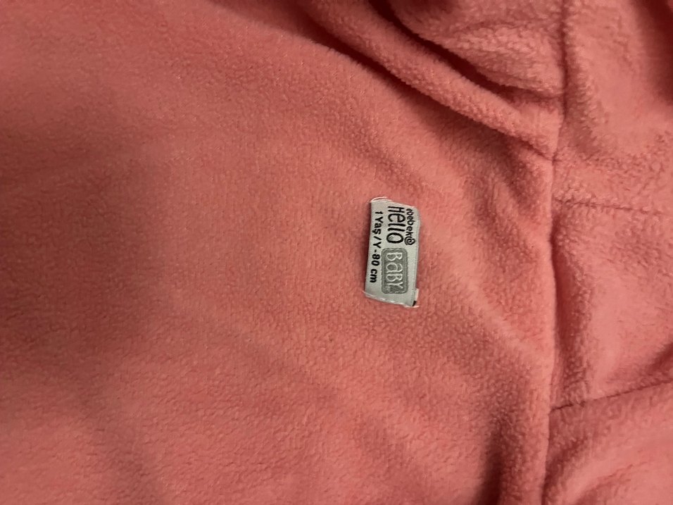 Kız Bebek Fermuarlı Koyu Pembe Tulumu - Görsel 5