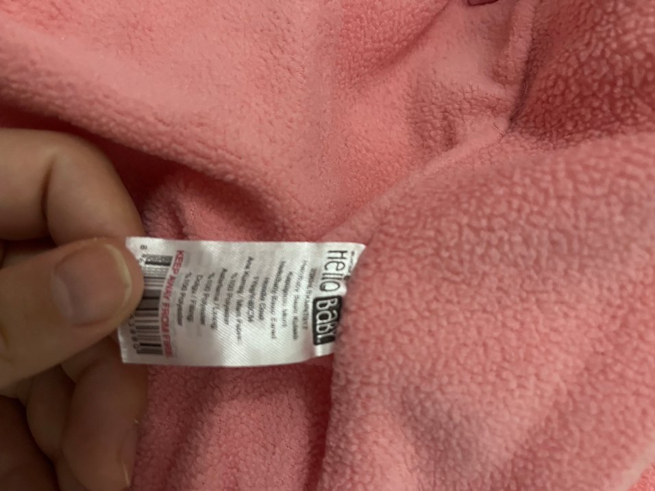 Kız Bebek Fermuarlı Koyu Pembe Tulumu - Görsel 4